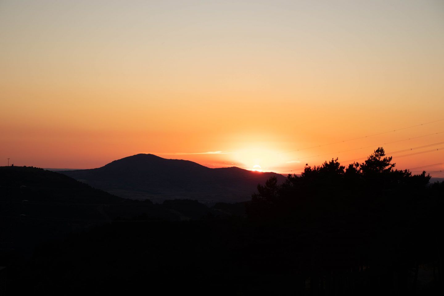 Atardecer en el alto del León